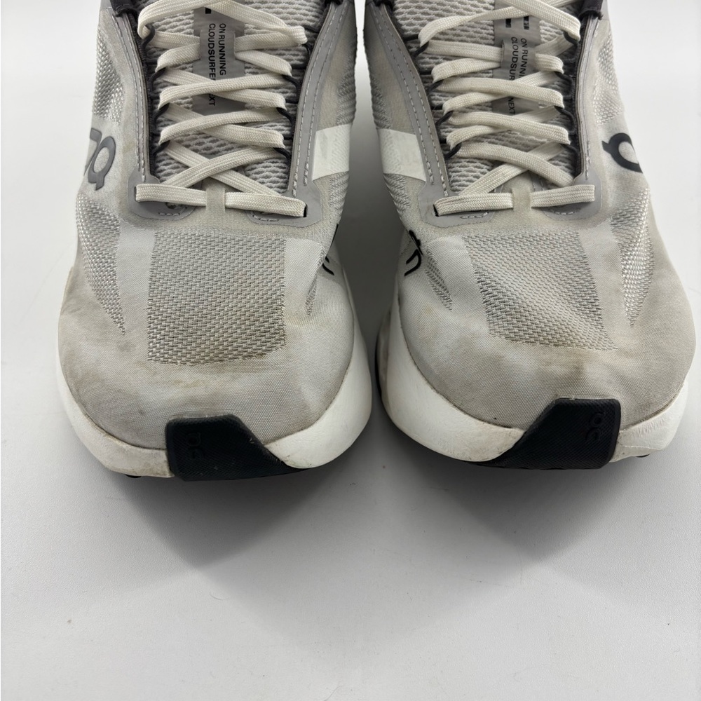 On Cloud Cloudsurfer Next Gray White Running Shoe… - image 3